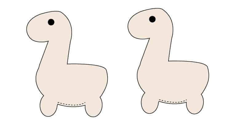 llama stuffed animal sewing pattern