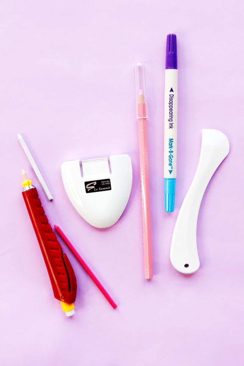 Fabric Marking Tools for perfect sewing!  Marking tools, Easy sewing  projects, Sewing projects for beginners