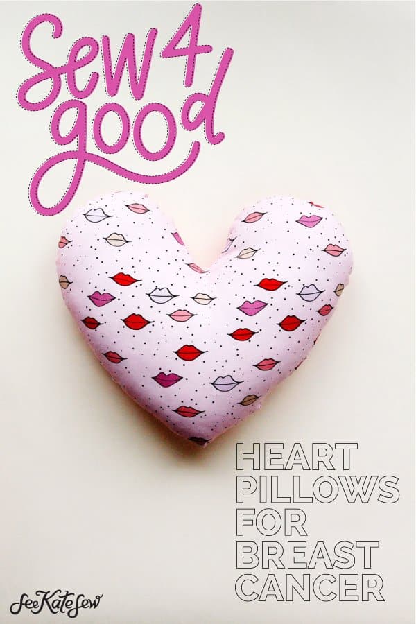 Heart Pillows for Breast Cancer FREE PATTERN