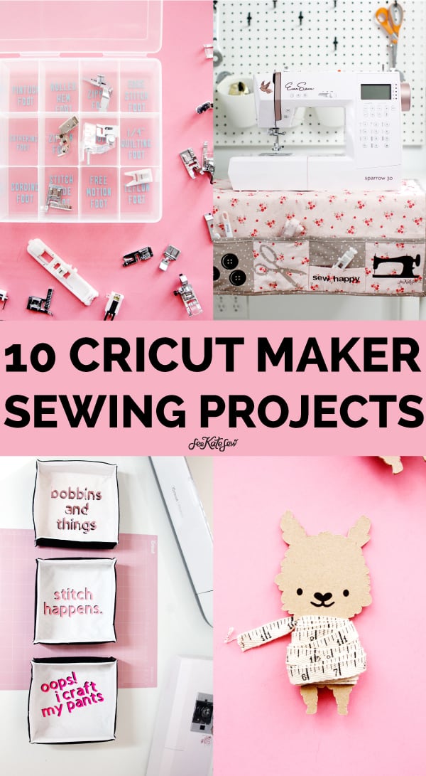 Top 10 Cricut Maker Fabric + Sewing Projects