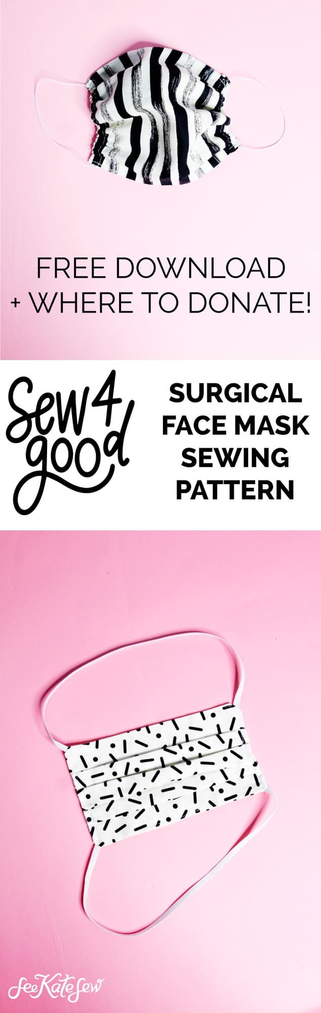 DIY Medical Mask Sewing Pattern FREE