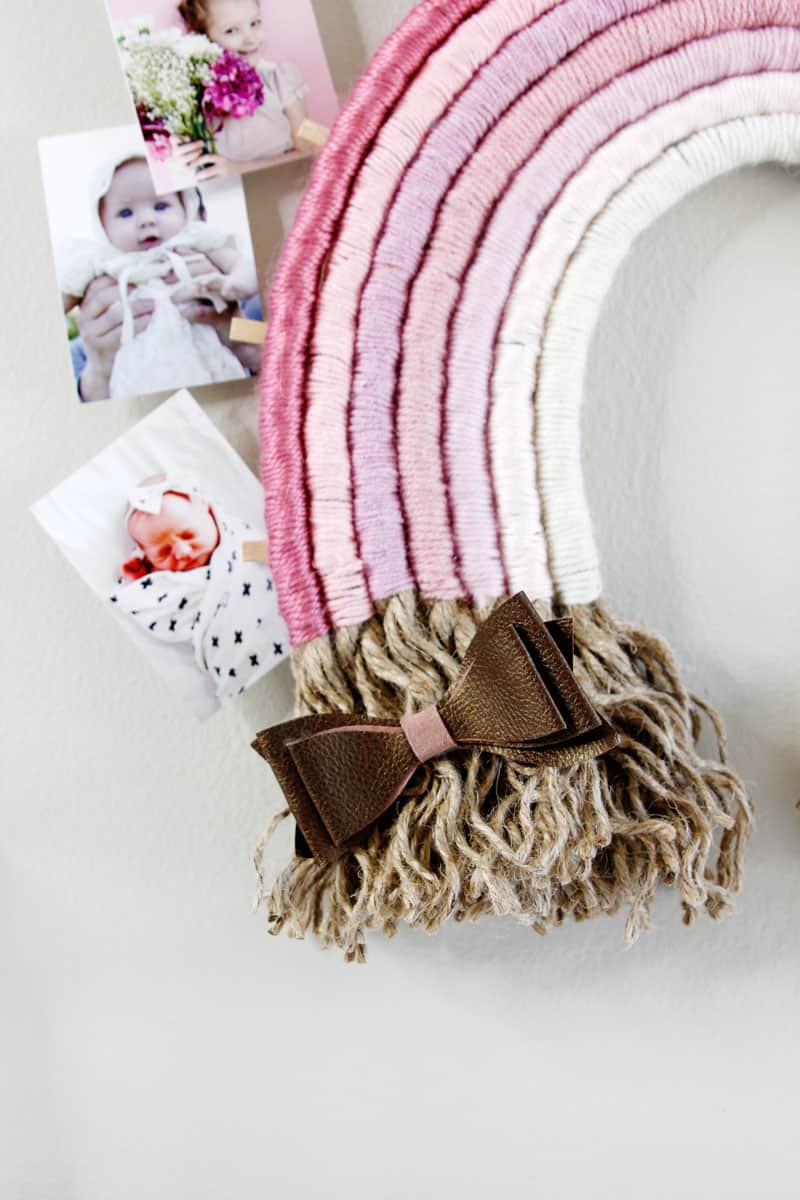 Rainbow Rope Wall Hanging Tutorial - see kate sew