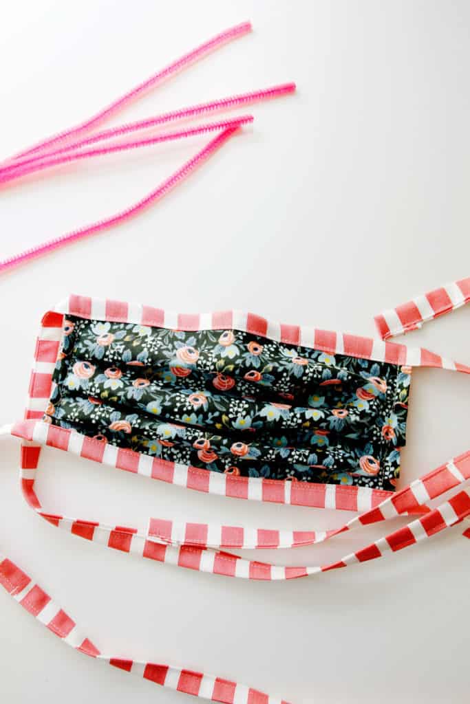 Nose Wire For Face Mask using a Pipe Cleaner! see kate sew