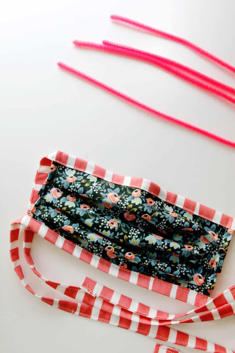 Nose Wire For Face Mask using a Pipe Cleaner! see kate sew