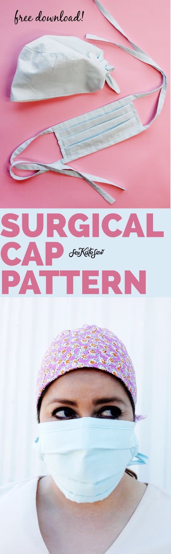 Surgical Cap Sewing Pattern FREE