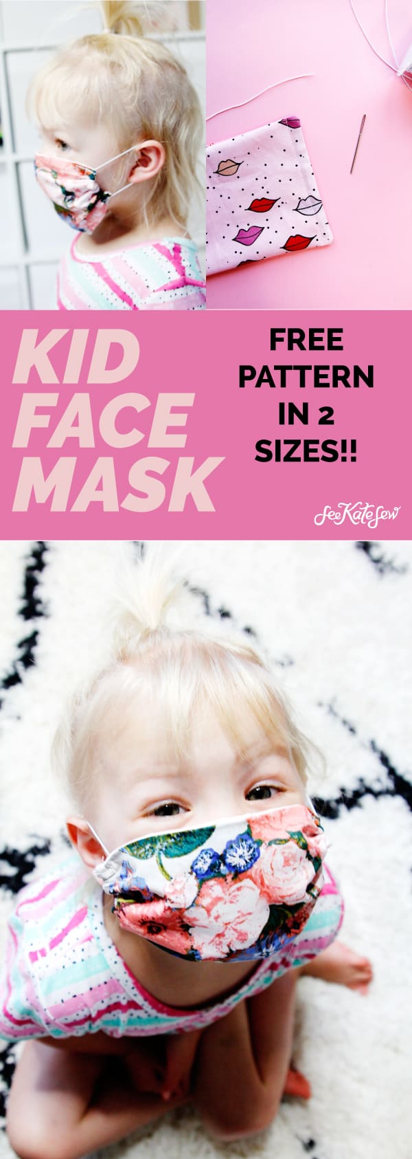 How to make a face mask for kids FREE PATTERN