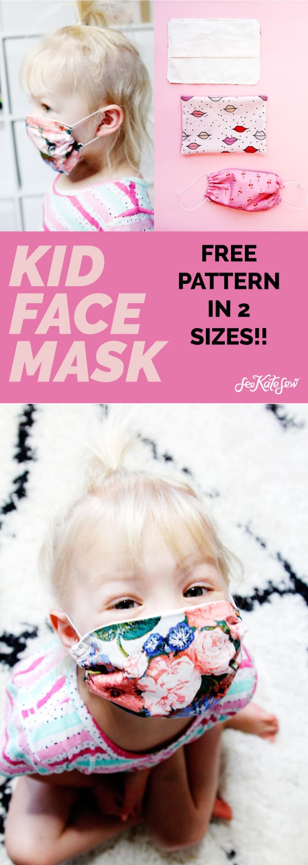 How to make a face mask for kids FREE PATTERN