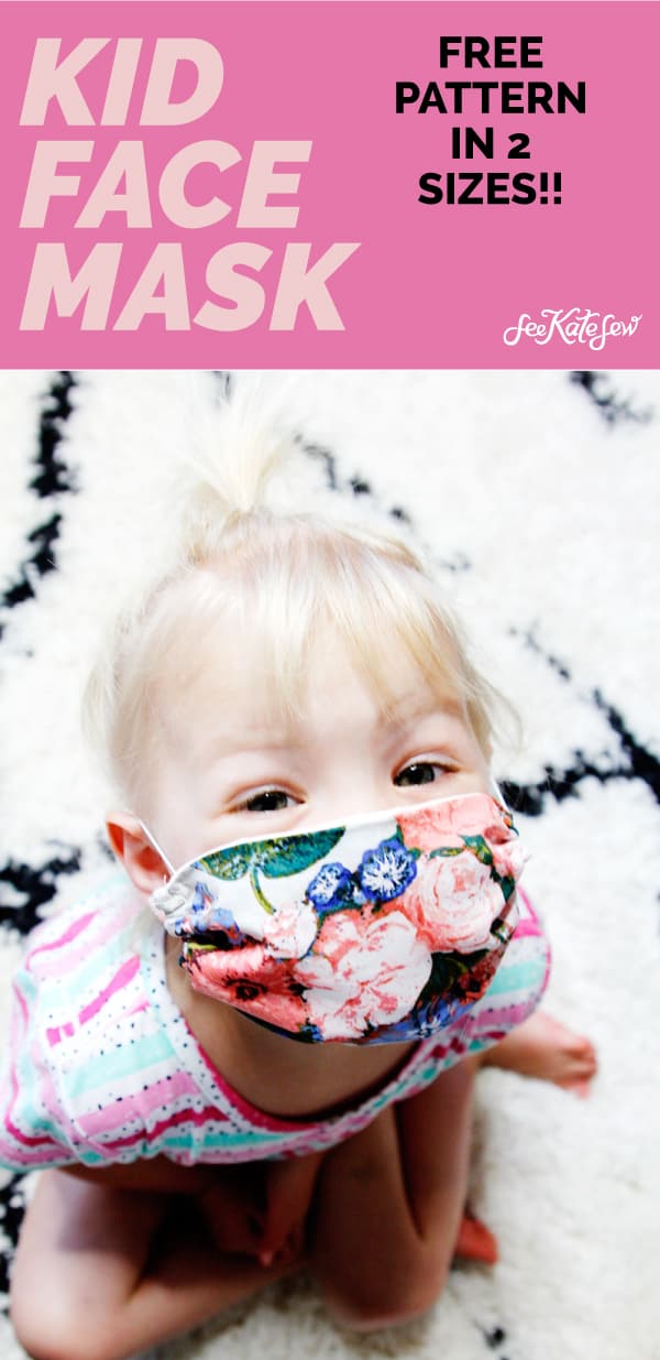 How to make a face mask for kids FREE PATTERN