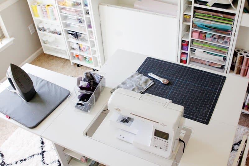 Small Sewing Space Solution: Portable Ironing/Cutting Table