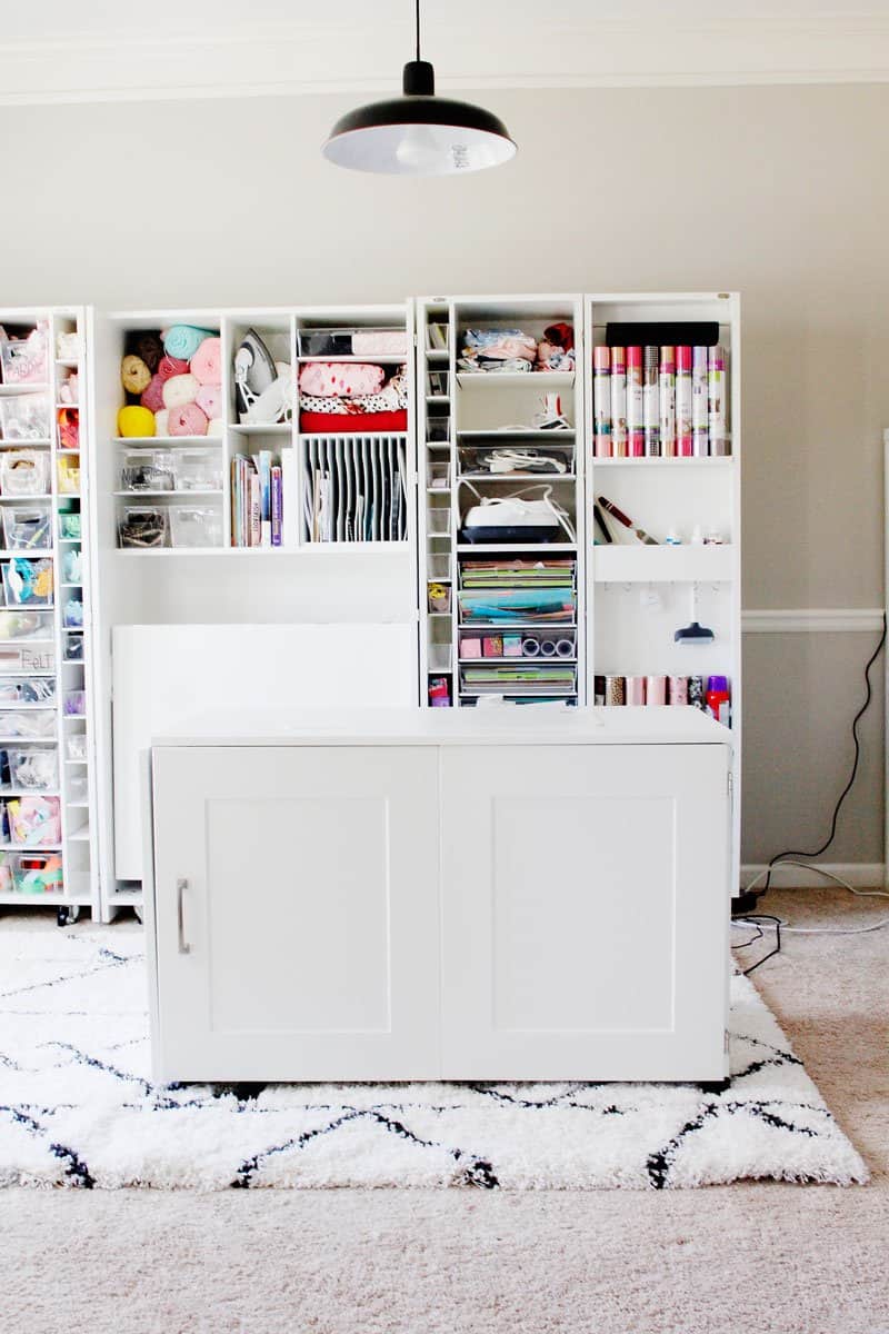 Craft Cabinet Fold Out Table