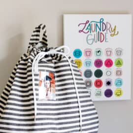 Laundry Bag and Laundry Guide - Free Sewing Pattern and printable download