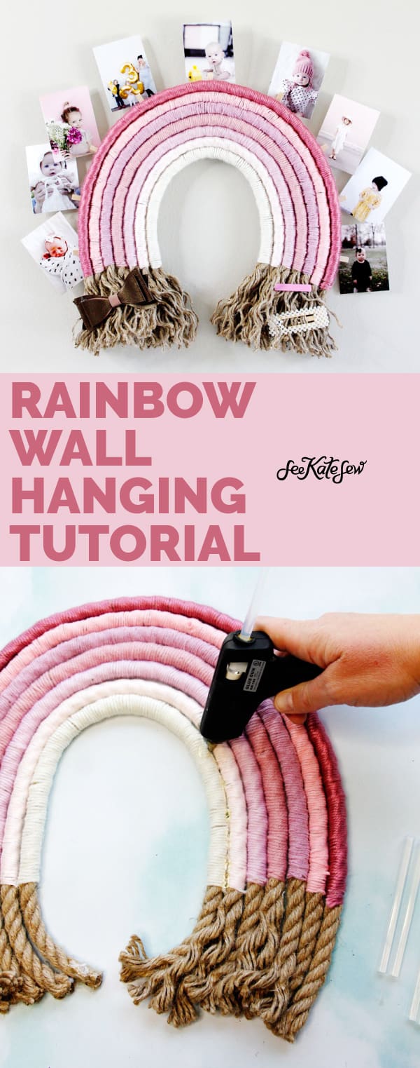 Easy Wall Hanging Rainbow Instructions