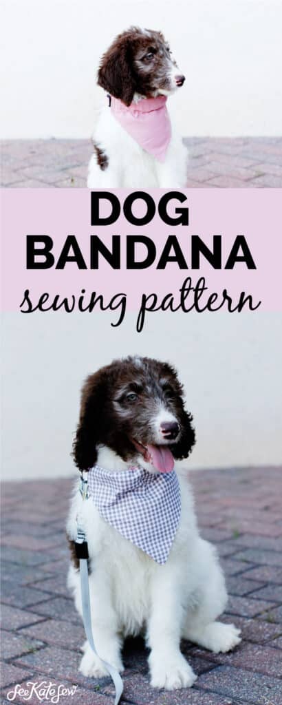 Dog Bandana Bib Sewing Tutorial | See Kate Sew