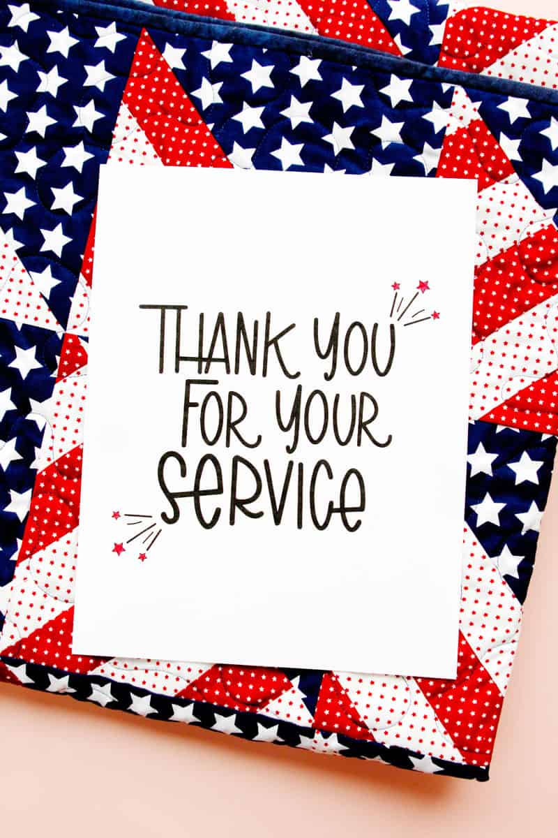 Military Appreciation Card