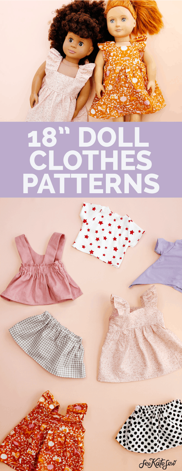 Free Printable Doll Clothes Patterns For 18 Inch Dolls