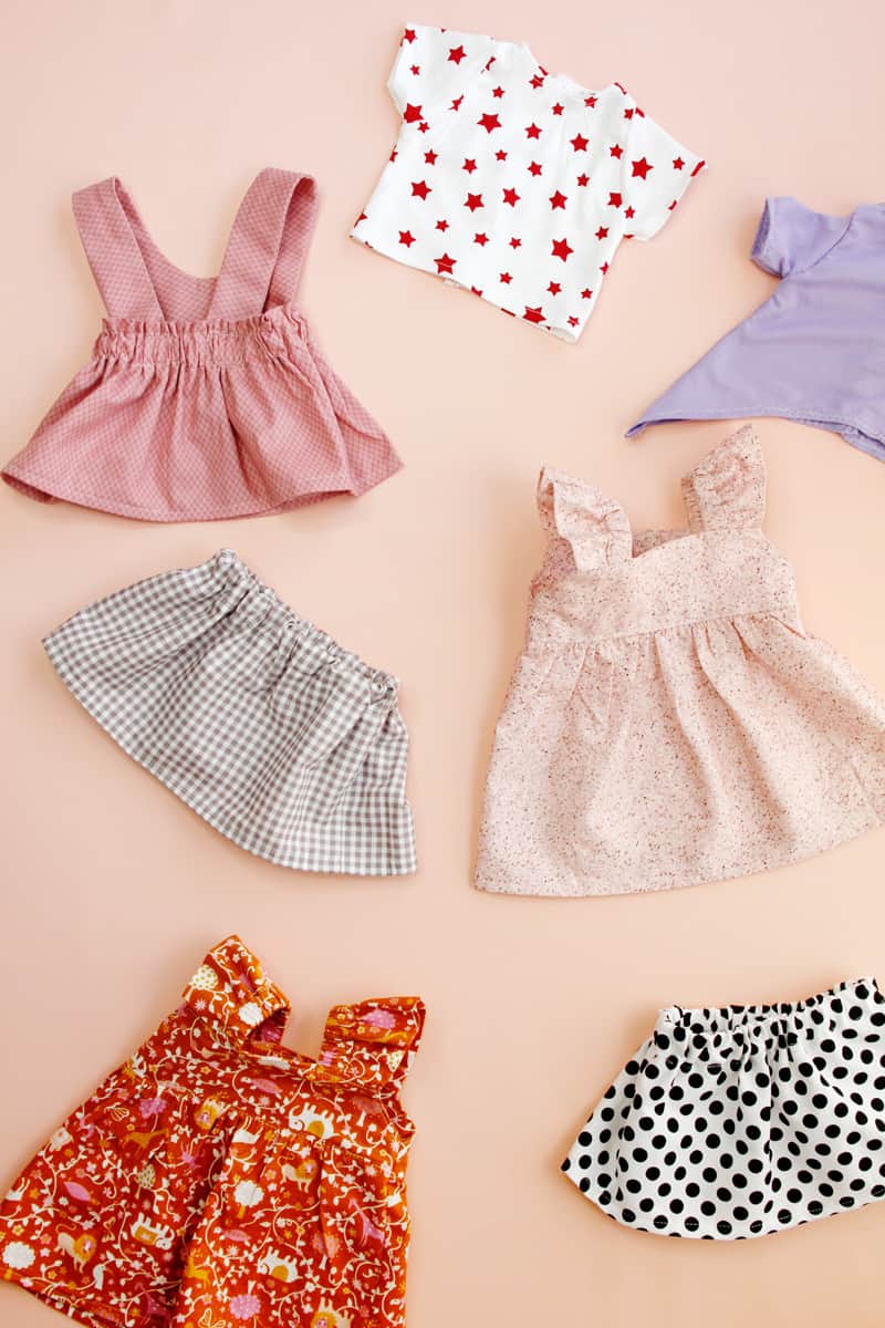 SEW cute! Sew a whole collection of 18" doll clothes!