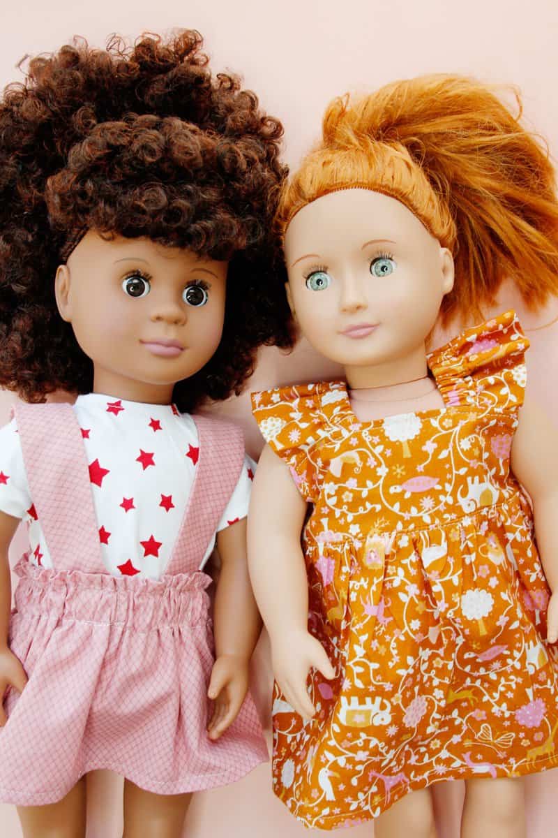 Free Basic Dress Pattern for American Girl and 18 Dolls