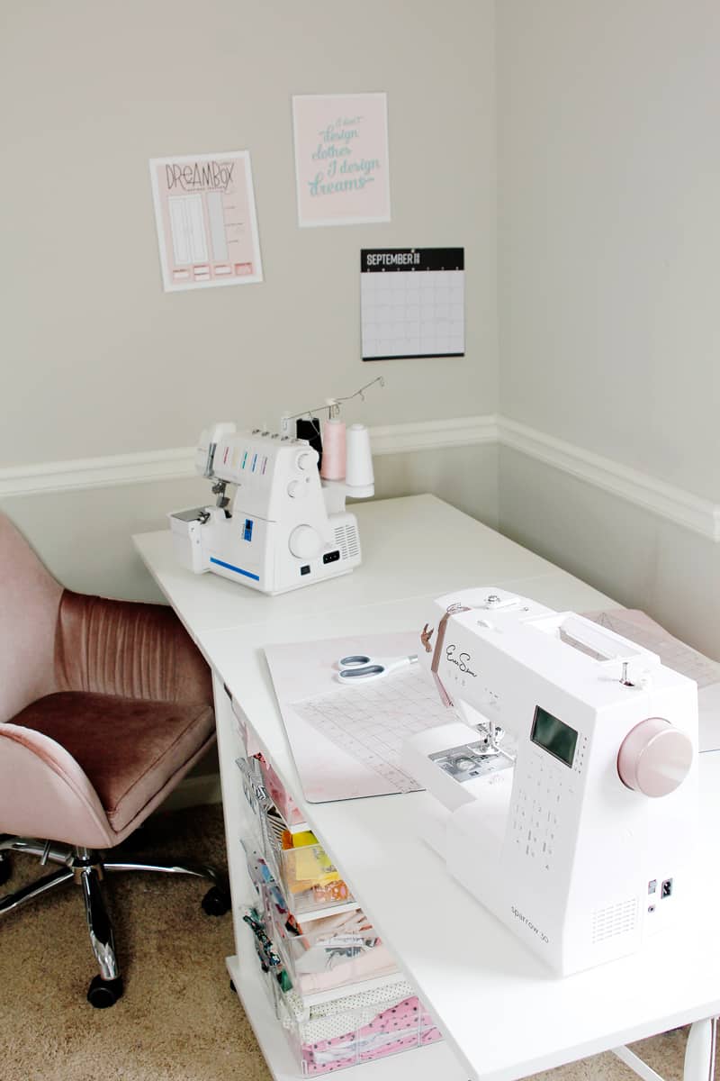 Create a small sewing space with the DreamCart - see kate sew