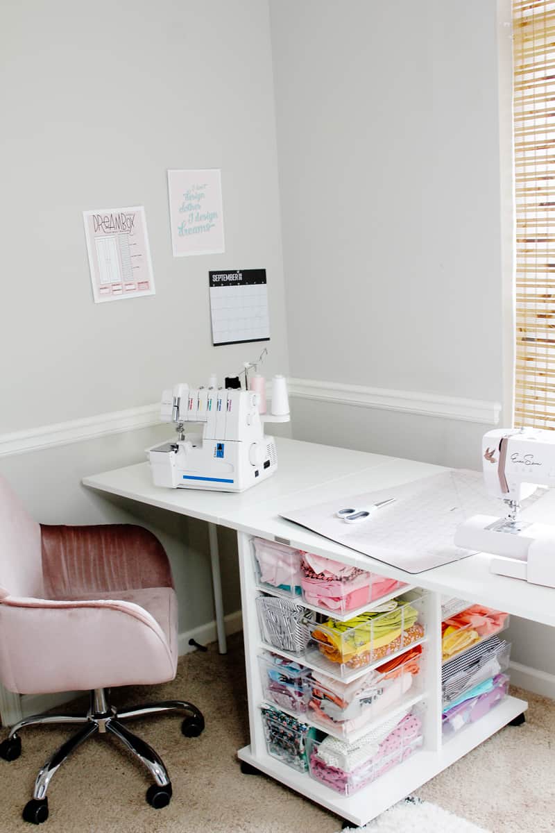 Create a small sewing space with the DreamCart - see kate sew