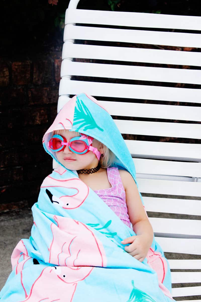 How do you make a hooded towel? Download this free pattern and get sewing!