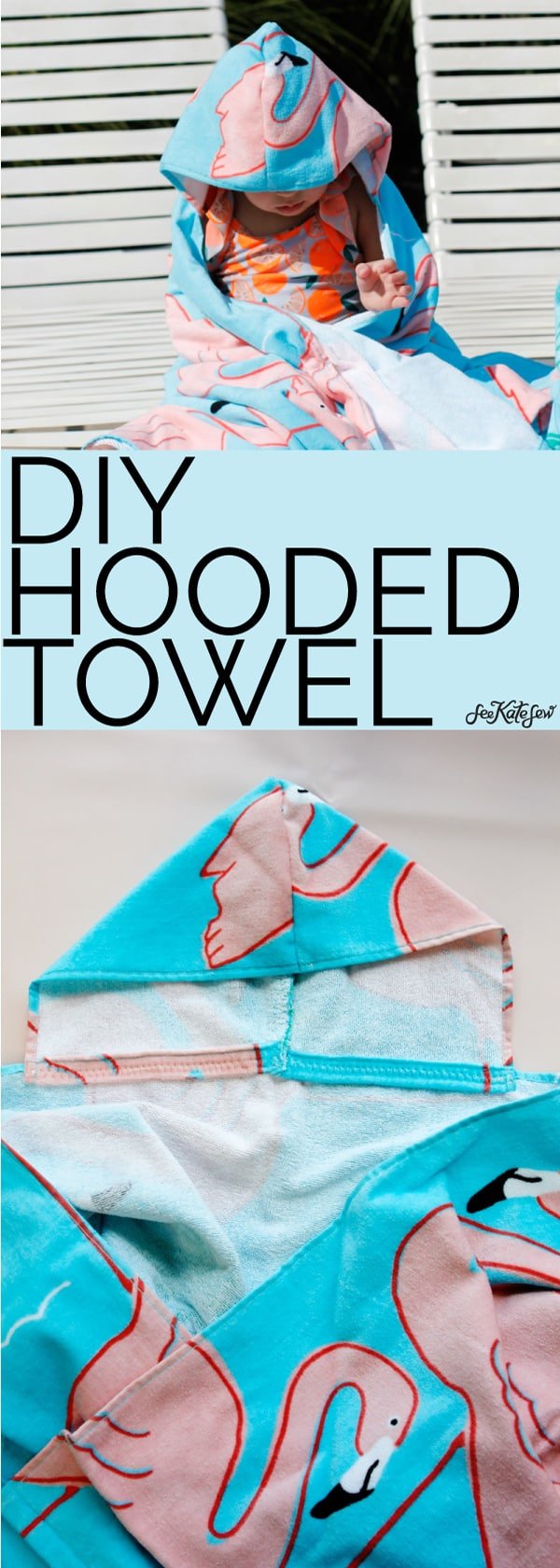 DIY Hooded Towel - FREE PATTERN! | See Kate Sew