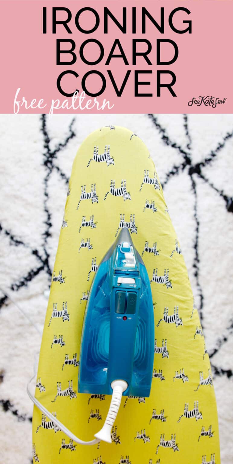 DIY ironing board cover FREE pattern see kate sew