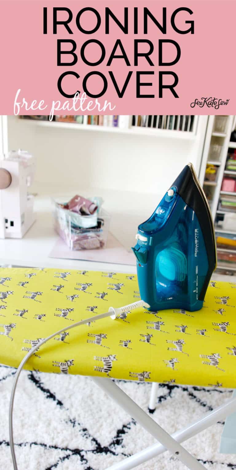 DIY ironing board cover FREE pattern see kate sew