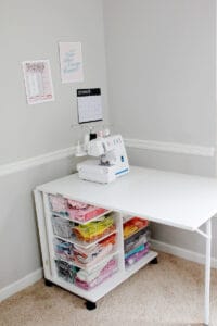 Create a small sewing space with the DreamCart - see kate sew