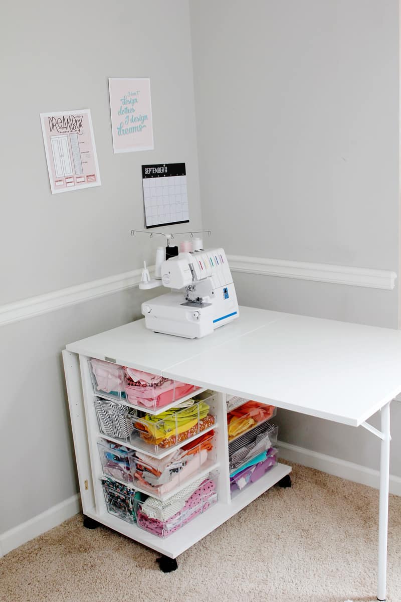 Where I Sew // Sewing Room Tour - see kate sew