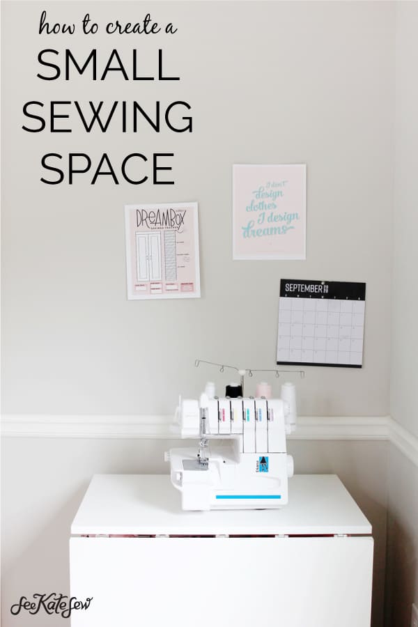 Small sewing space? No problem! The DreamCart is the perfect solution!