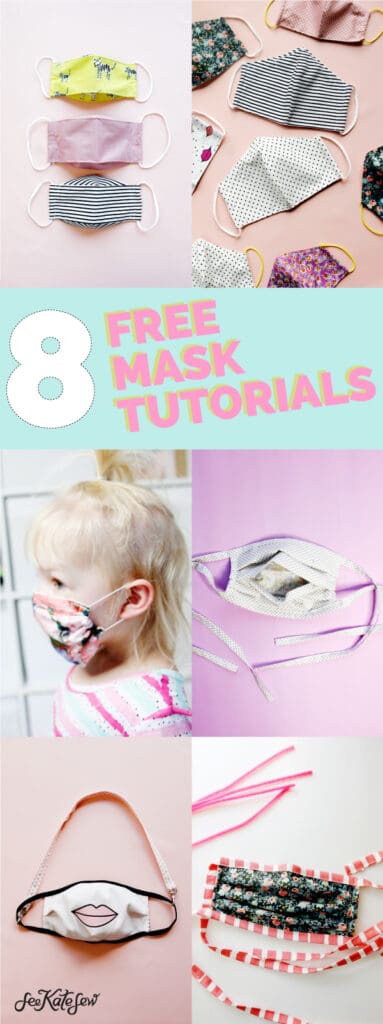 8 Free Mask Sewing Patterns To Make - See Kate Sew