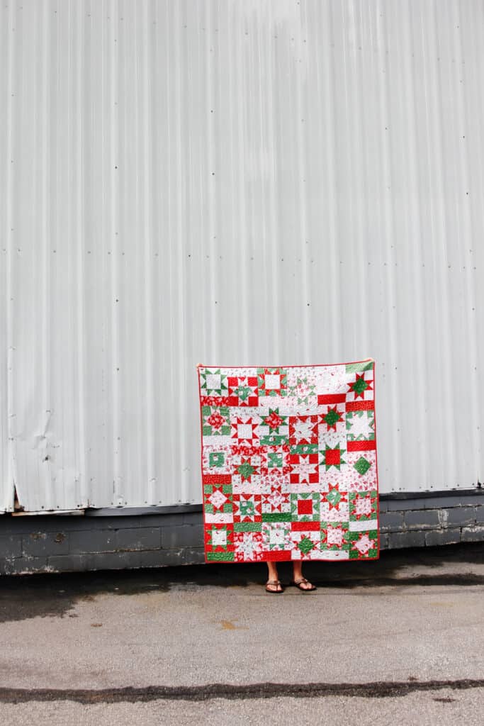 Kit De Couette Santa Clause Lane 34x34 Par Jan Patek – Tissus OOP Pour Patchwork