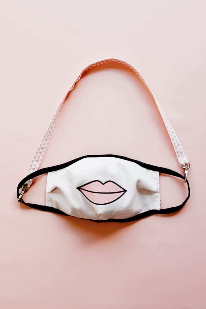 Face Mask Holder Strap DIY Lanyard with clips see kate sew
