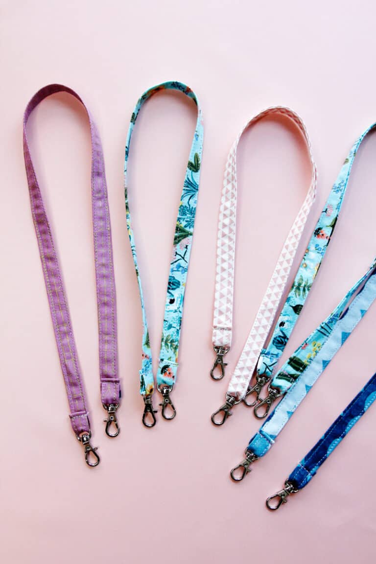 Face Mask Holder Strap DIY - Lanyard with clips - see kate sew