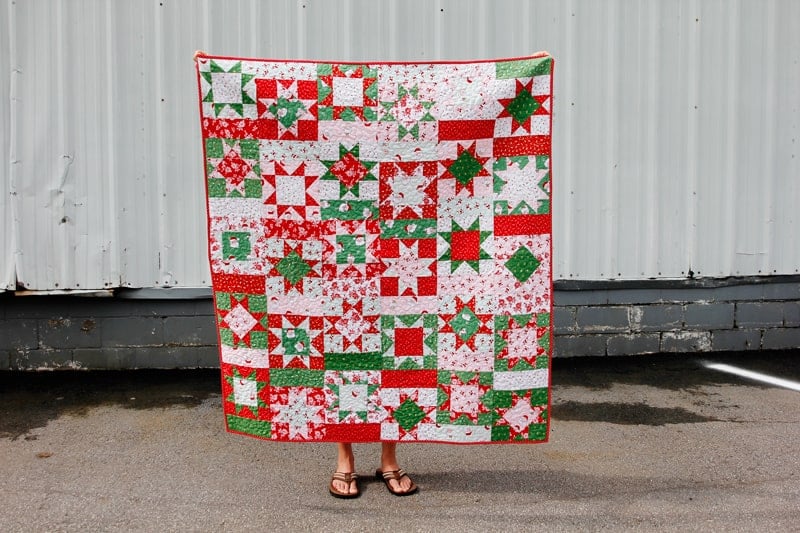 Christmas Fabric Quilt