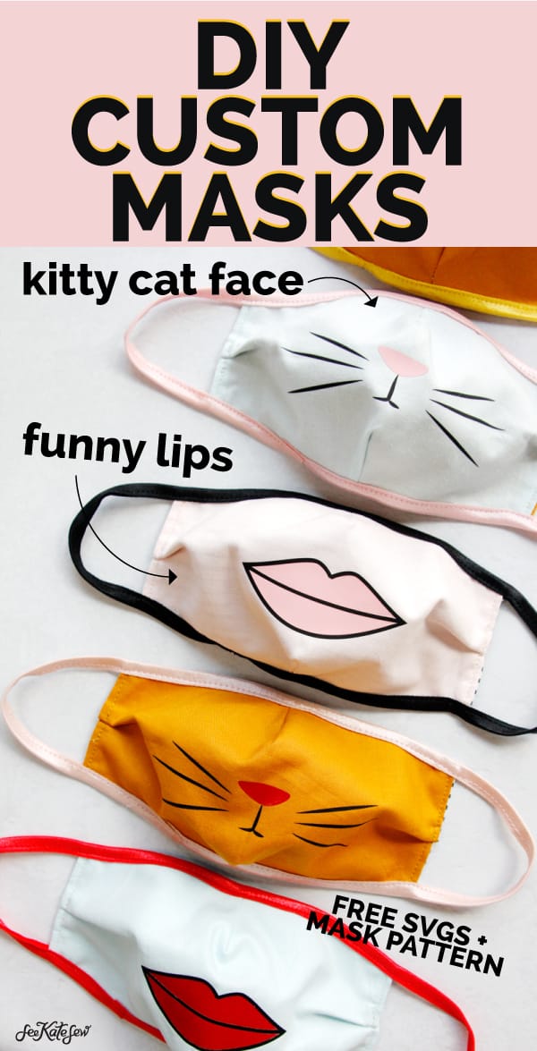 Download Easy Homemade Face Mask Diy And Animal Masks For Kids See Kate Sew PSD Mockup Templates