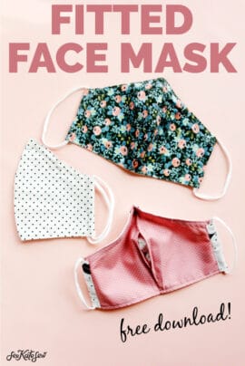 Face Mask Sewing Pattern for Children and Adults - see kate sew