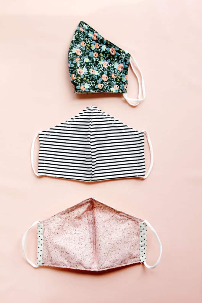 Face Mask Sewing Pattern for Children and Adults see kate sew