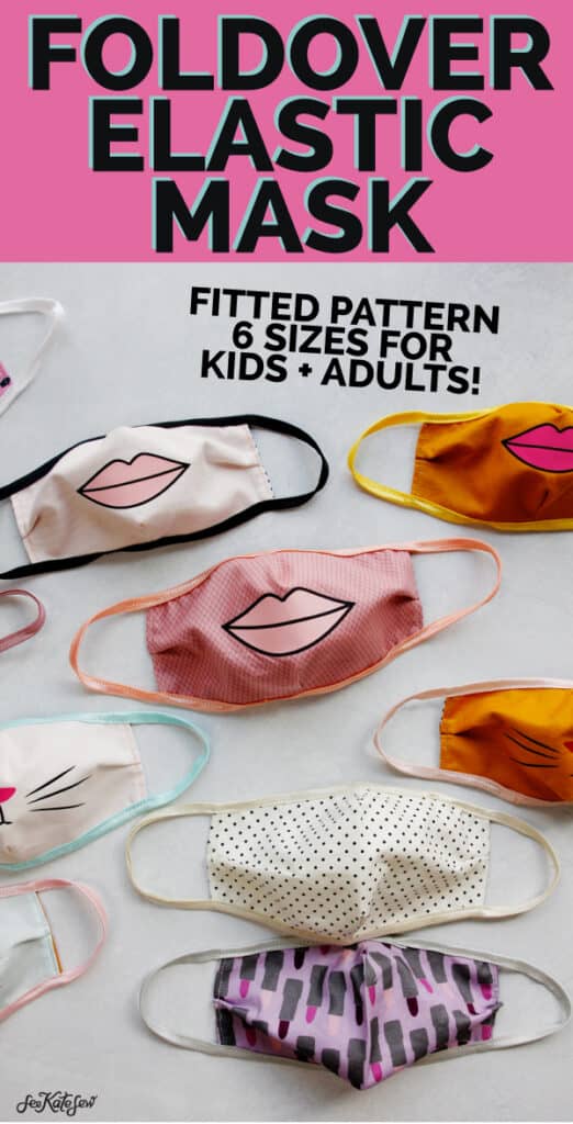 easy homemade face mask DIY and animal masks for kids! see kate sew