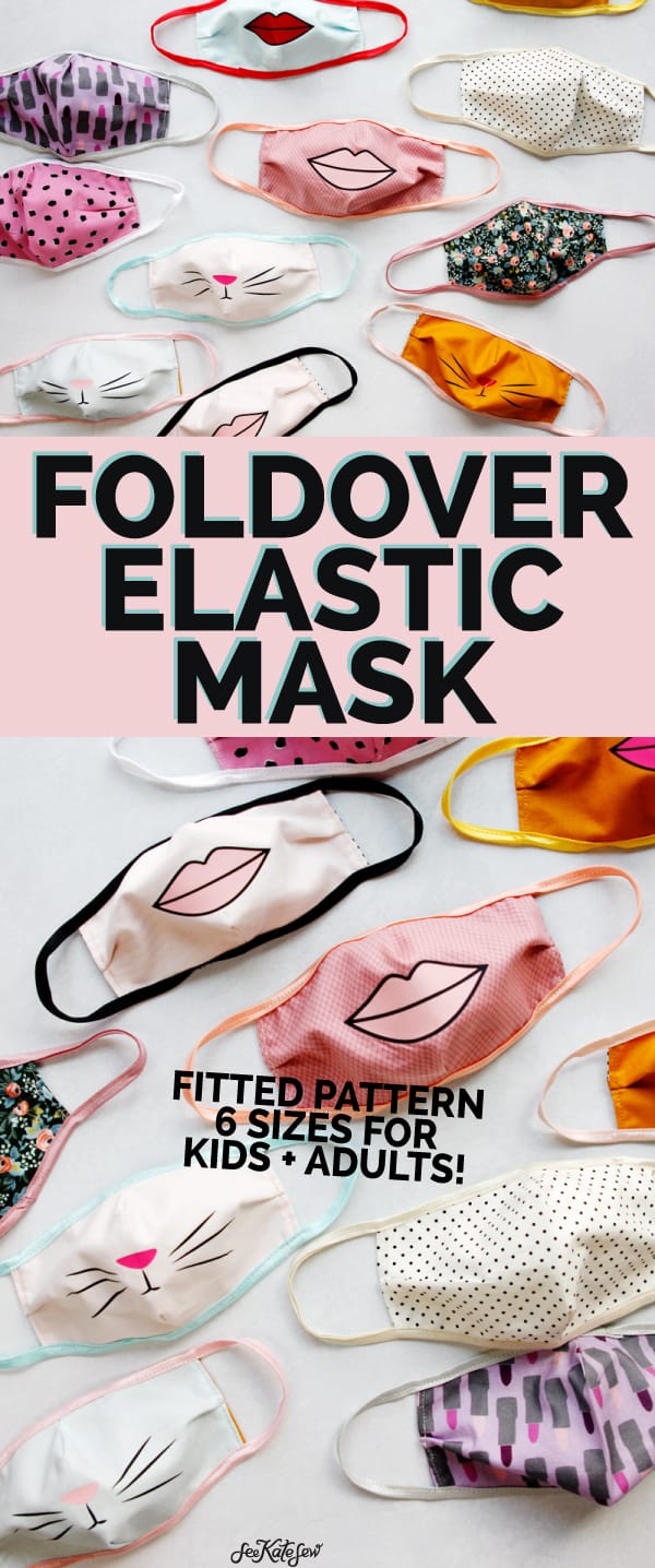 Elastic, Reversible Fold-Over Elastic 3/8