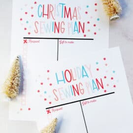 Holiday Sewing Plans