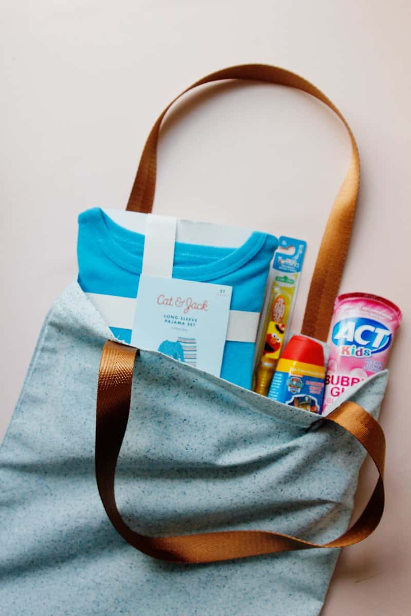 Sew a tote for foster care