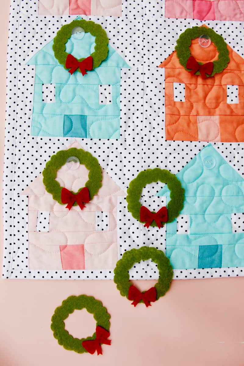 House Quilt Advent Sewing Pattern