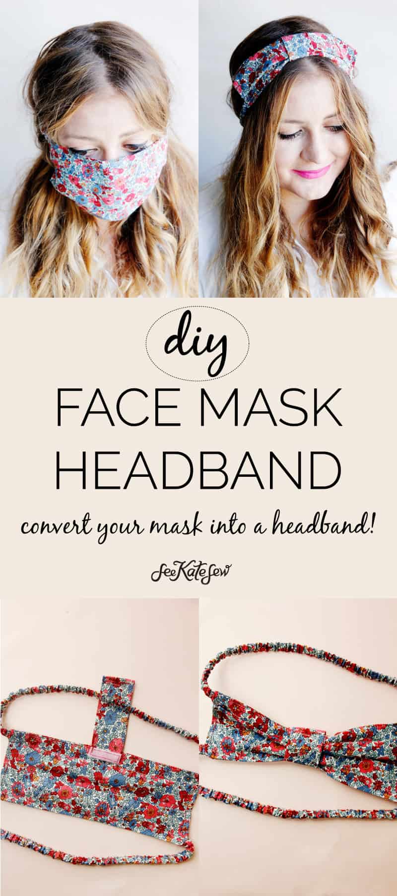 DIY Face Mask Headband!
