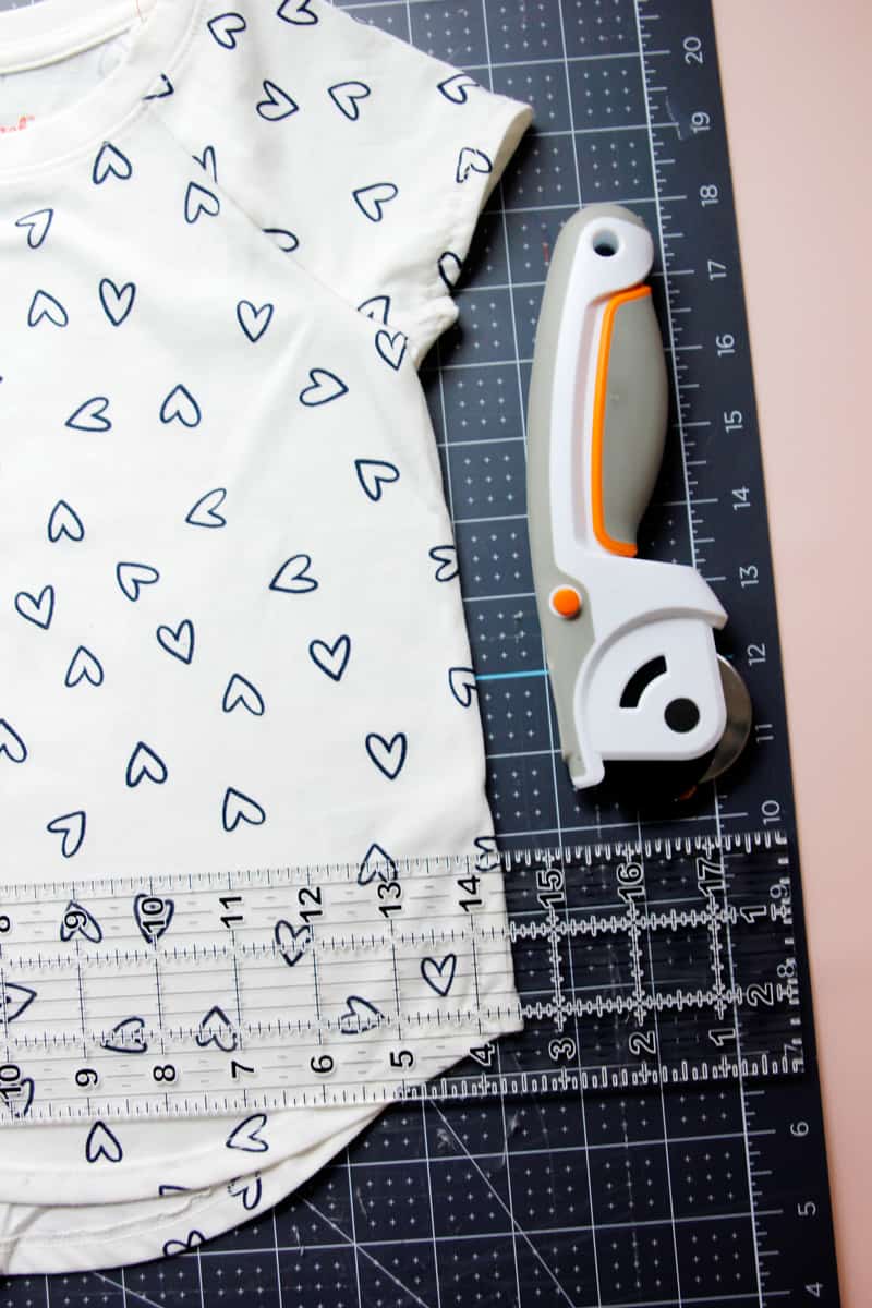 How to sew a t-shirt dress 