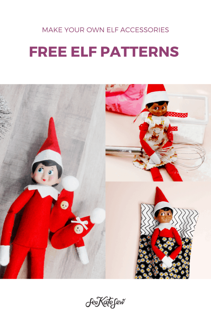 5 fun things to make for your elf on the shelf - see kate sew