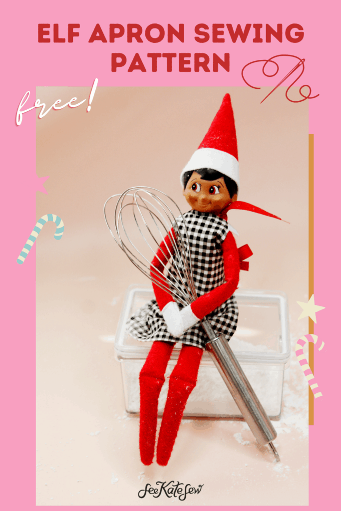elf on the shelf apron pattern - see kate sew