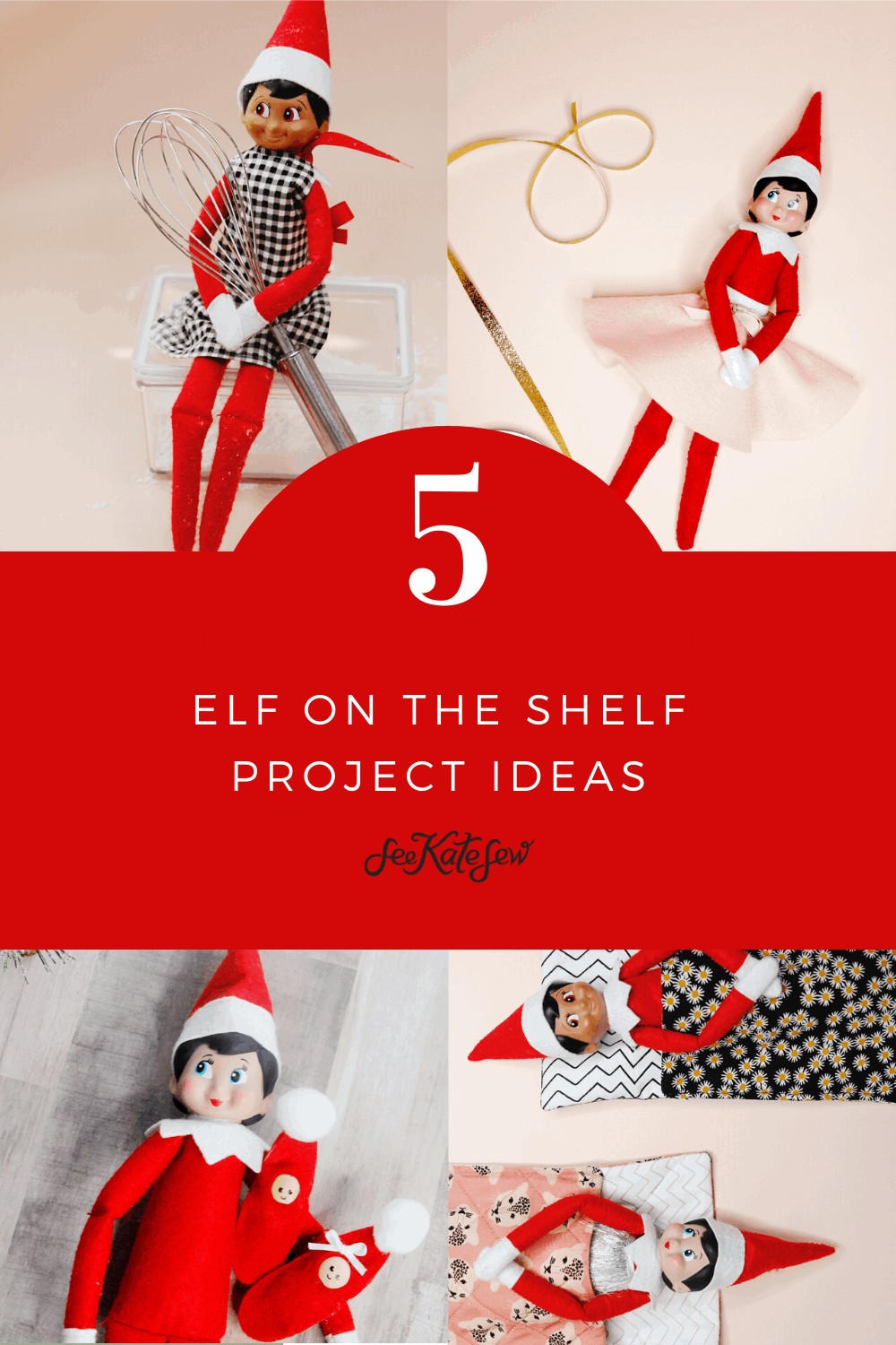 5 fun things to make for your elf on the shelf | DIY ELF IDEAS