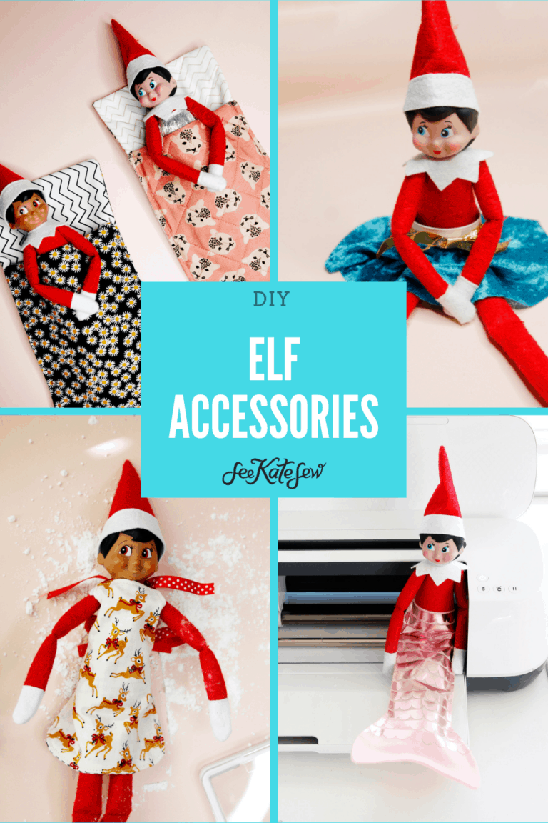 5 fun things to make for your elf on the shelf - see kate sew