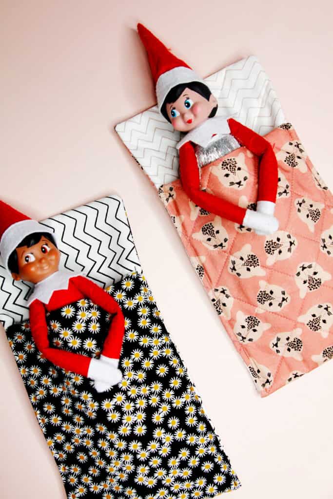 Elf on the Shelf Sleeping Bag Pattern